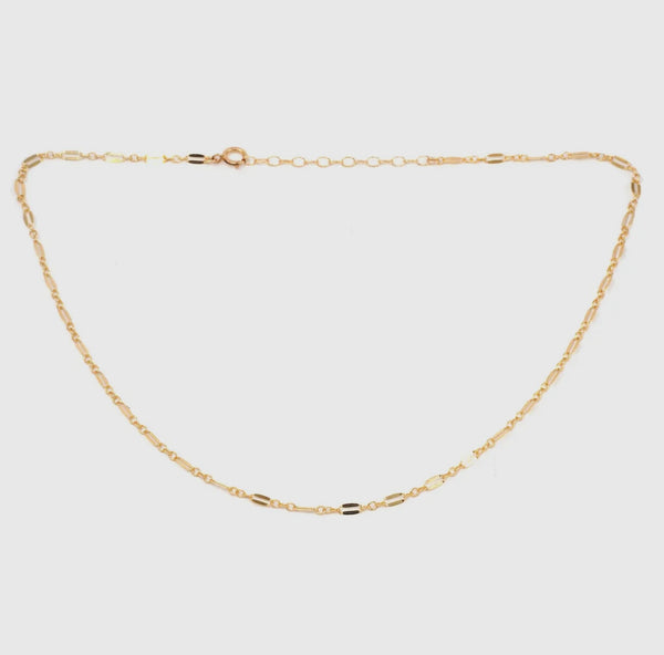 Sequin chain choker