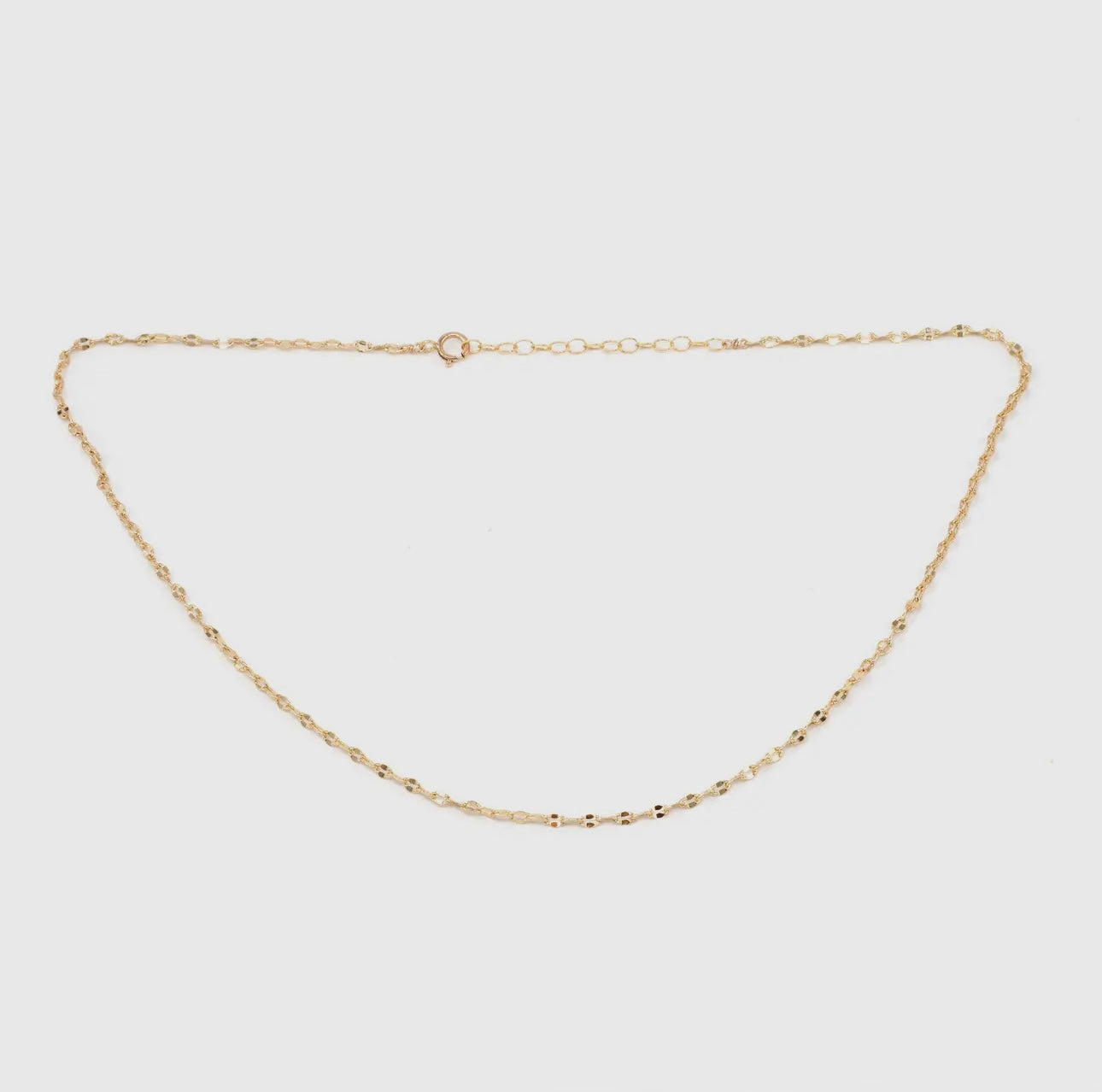 Golden chain necklace