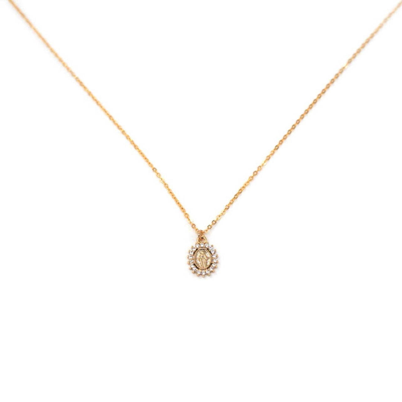 Mary cz Necklace